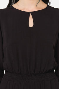 Black Friday - Grim Goth Midi Dress - black