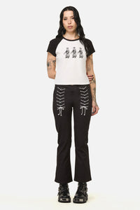 Black Friday - Grim Goth Raglan Tee - cream