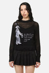 Black Friday - Plague Doctor Goth Knit - black