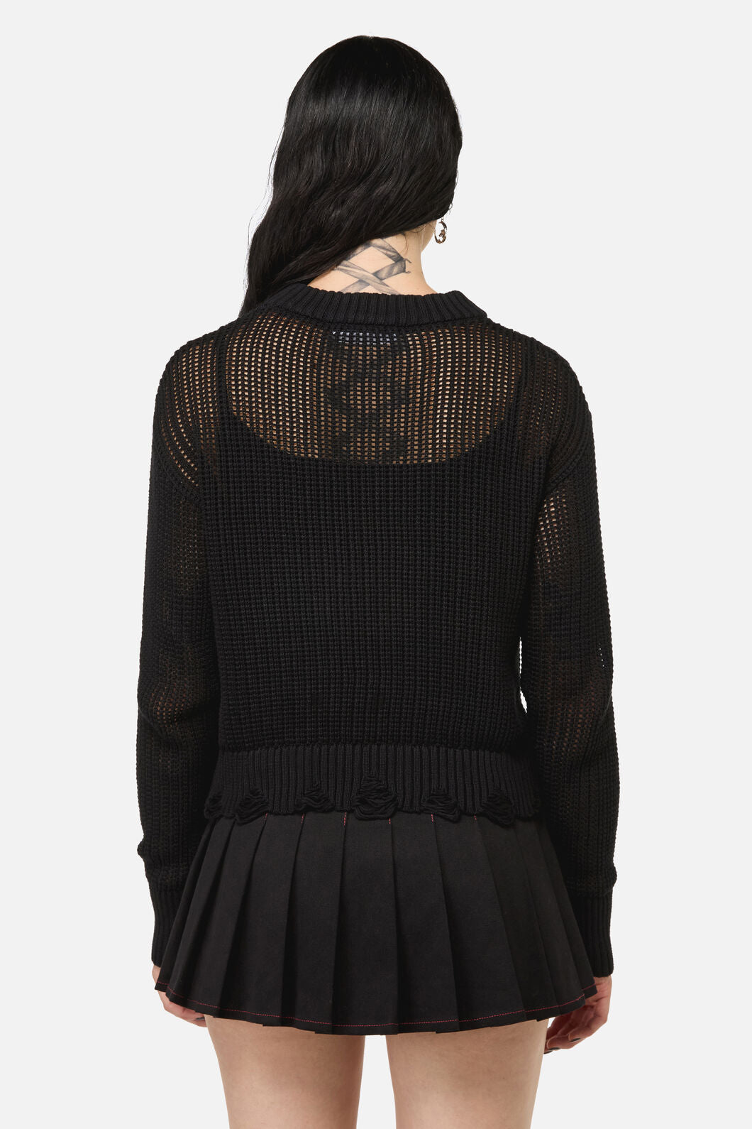 Black Friday - Plague Doctor Goth Knit - black