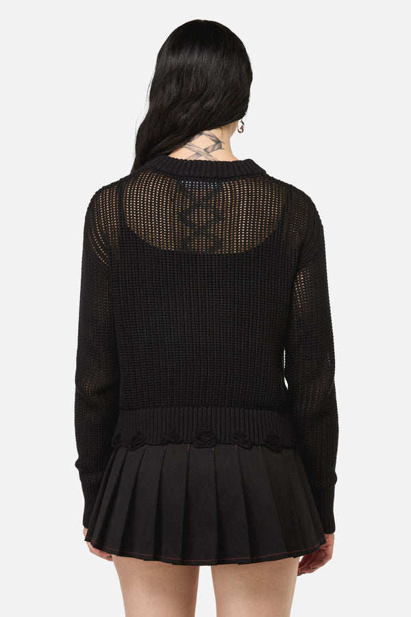 Black Friday - Plague Doctor Goth Knit - black