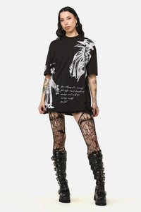 Black Friday - Plague Doctor OS Goth Tee - black