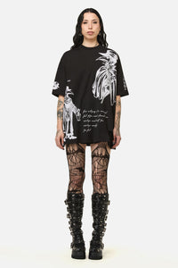 Black Friday - Plague Doctor OS Goth Tee - black