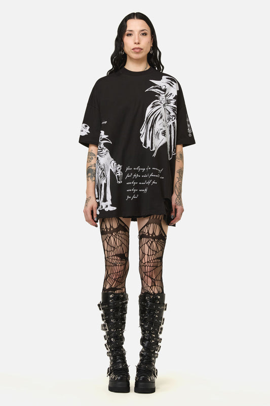 Black Friday - Plague Doctor OS Goth Tee - black