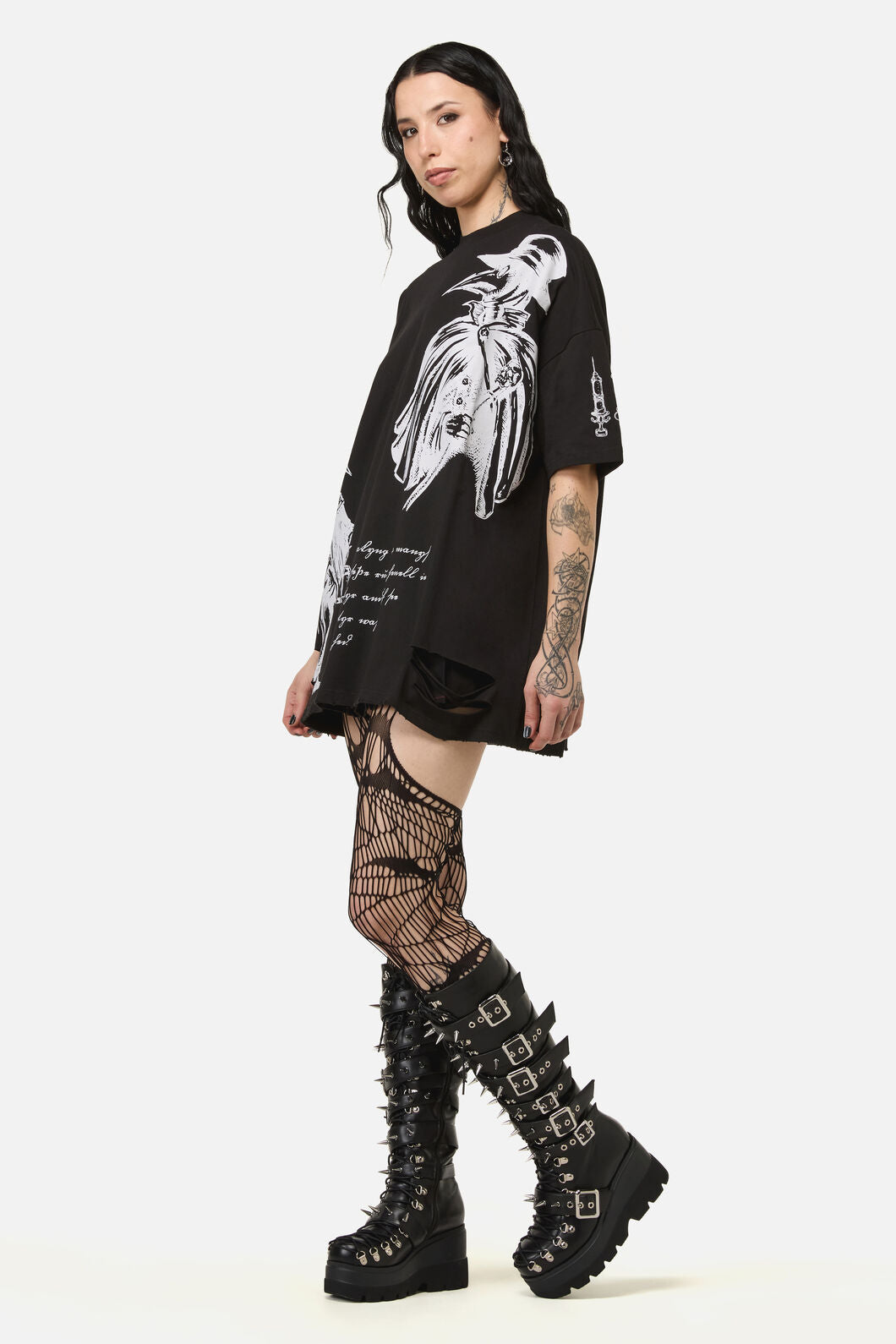 Black Friday - Plague Doctor OS Goth Tee - black