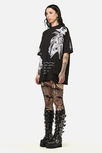 Black Friday - Plague Doctor OS Goth Tee - black