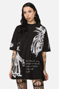 Black Friday - Plague Doctor OS Goth Tee - black