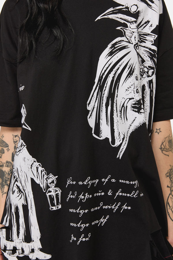 Black Friday - Plague Doctor OS Goth Tee - black