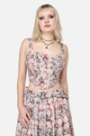 Black Friday - Lesions Tartan Goth Corset Top - multi