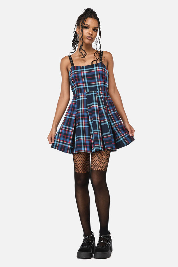 Black Friday - Shine Bright Tartan Mini Dress - multi