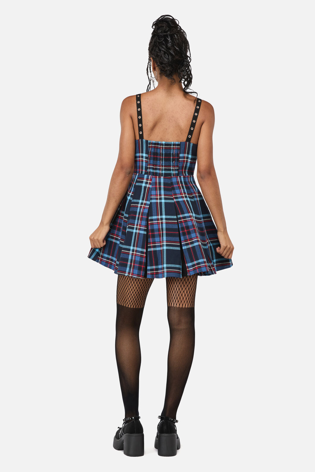 Black Friday - Shine Bright Tartan Mini Dress - multi