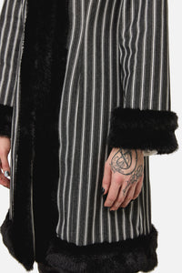 Black Friday - Link Pin Stripe Jacket - black