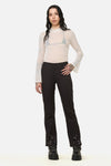 Black Friday - Enamored Eyelet Goth Pant - black