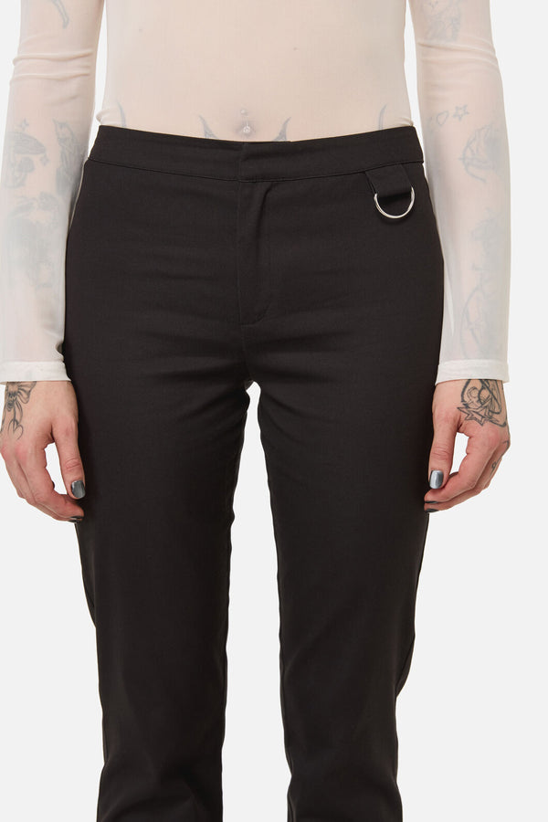 Black Friday - Enamored Eyelet Goth Pant - black