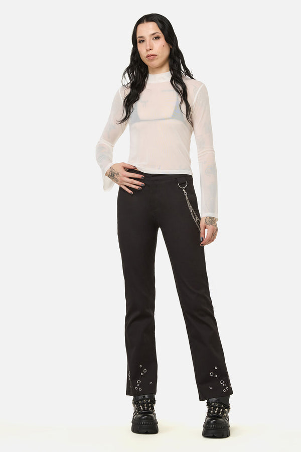 Black Friday - Bonez Mesh Top - cream