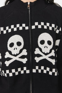 Black Friday - Bonez Goth Cardigan - black