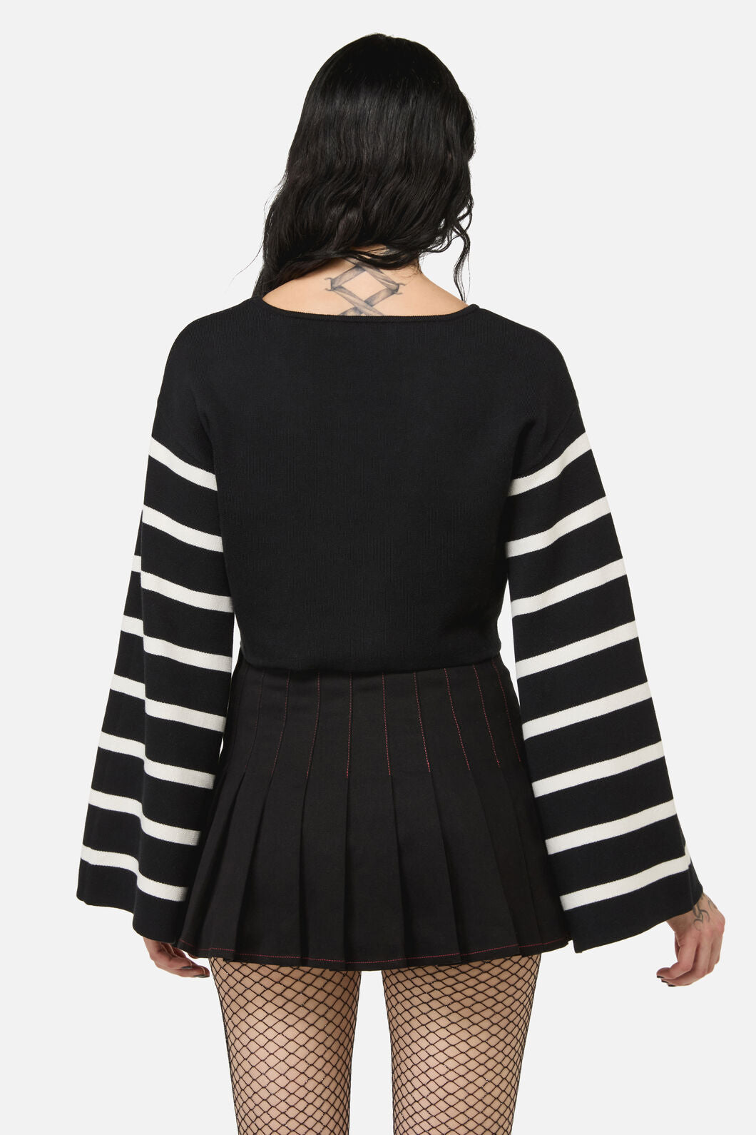 Black Friday - Bonez Crop Knit - black