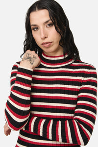 Black Friday - Death Goth Stripe Knit - multi