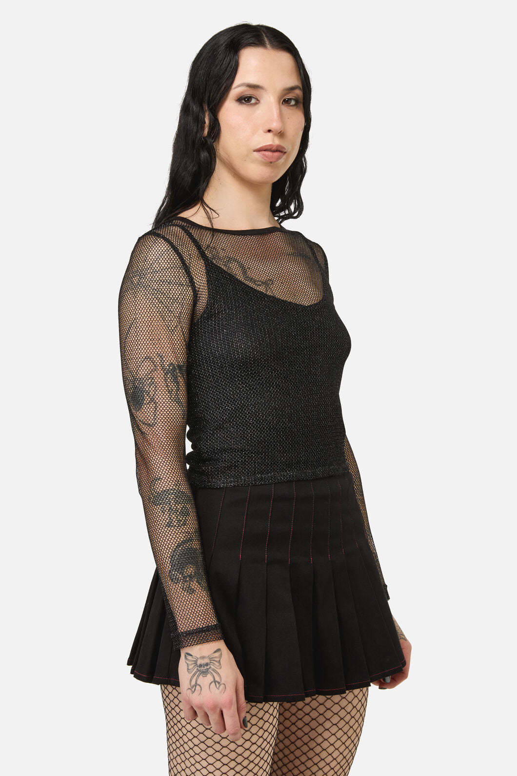 Black Friday - Opulent Mesh Top - black