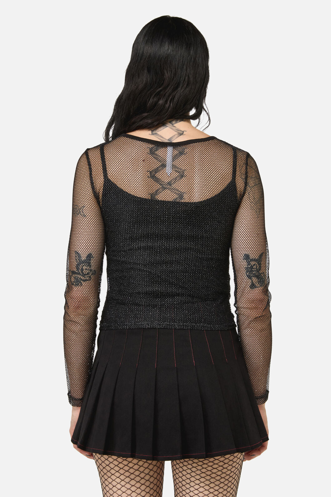 Black Friday - Opulent Mesh Top - black