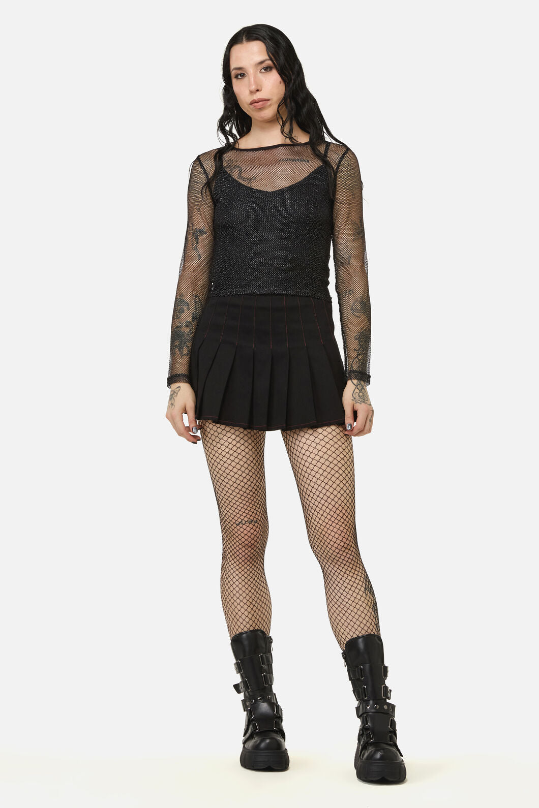 Black Friday - Opulent Mesh Top - black