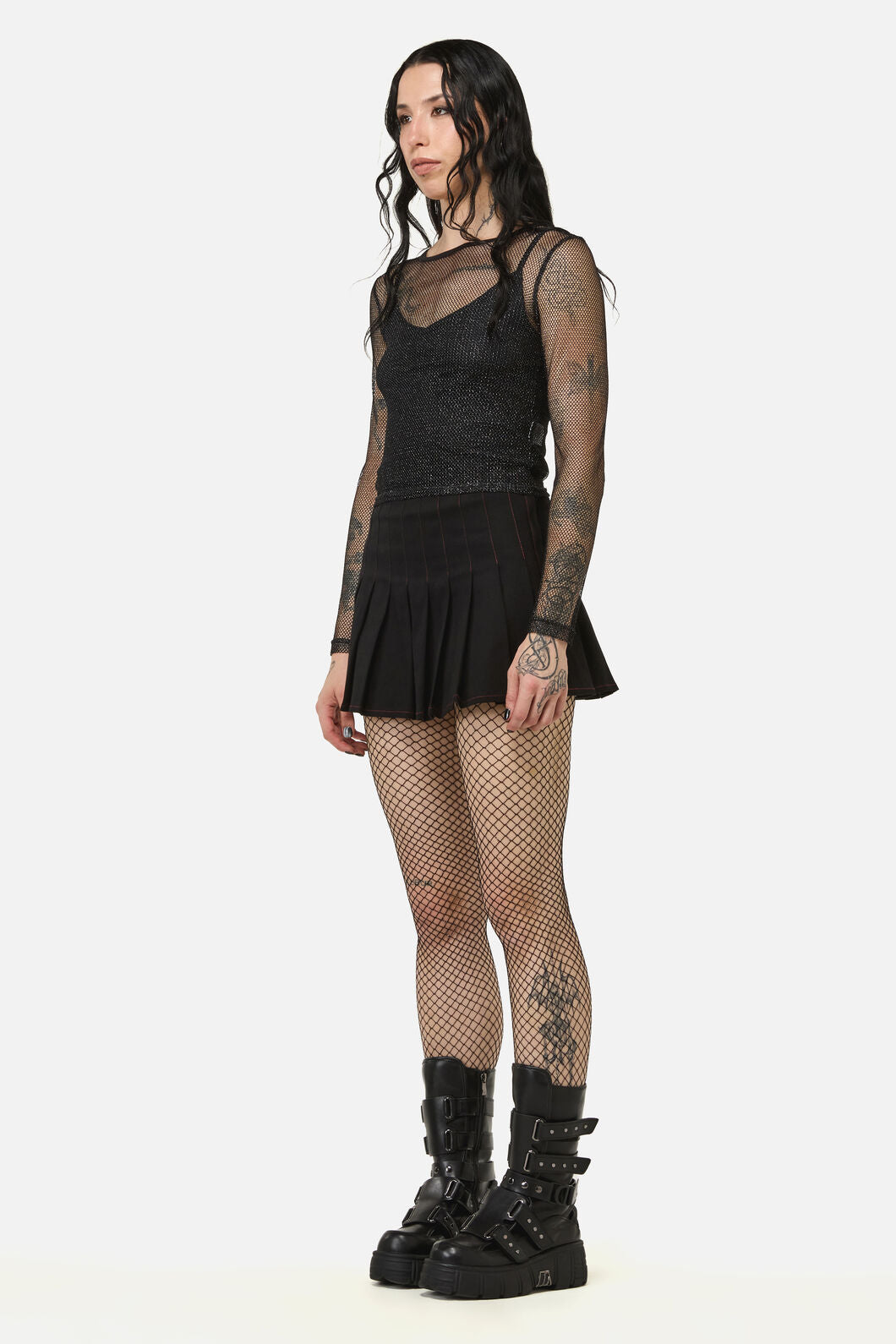 Black Friday - Opulent Mesh Top - black