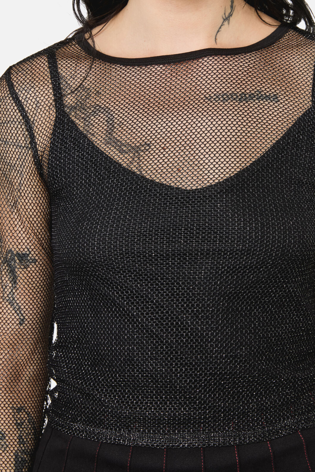 Black Friday - Opulent Mesh Top - black