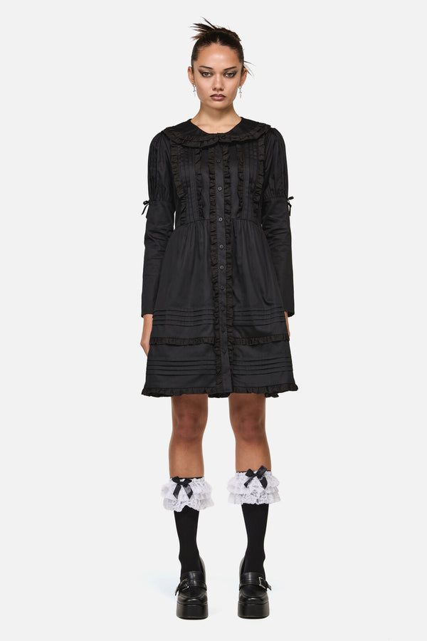 Black Friday - Estate Frill Dress - black