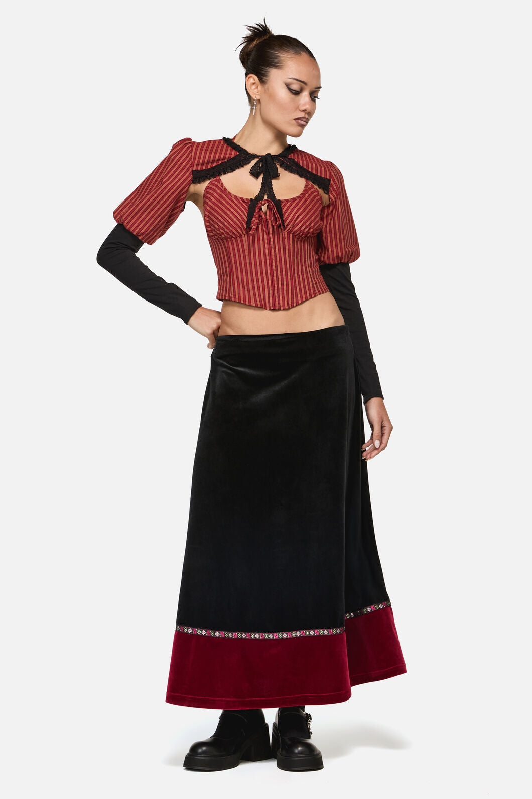 Black Friday - Faire Stripe Sleeves - red-gold