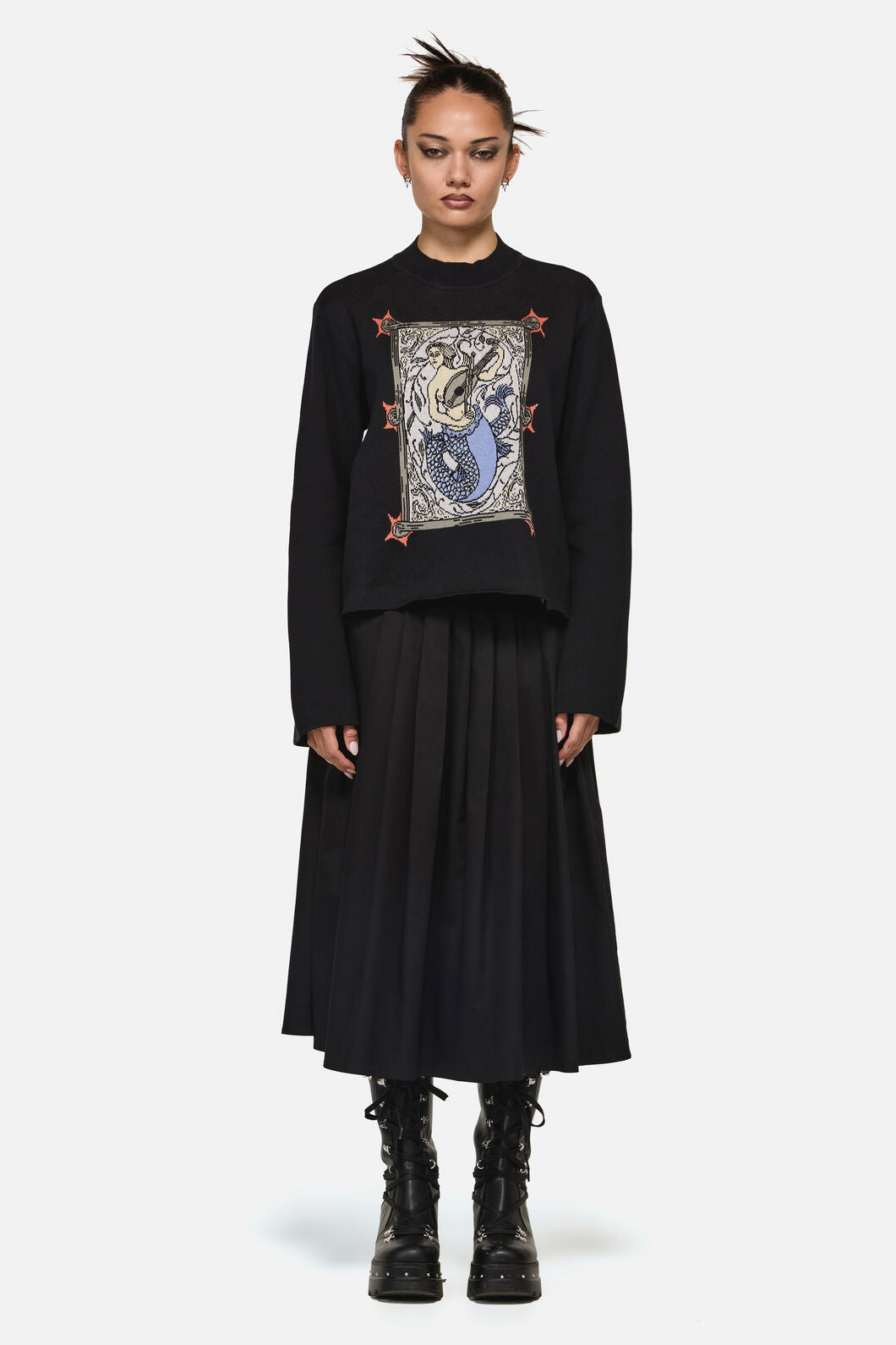 Black Friday - Metalwork Knit - black