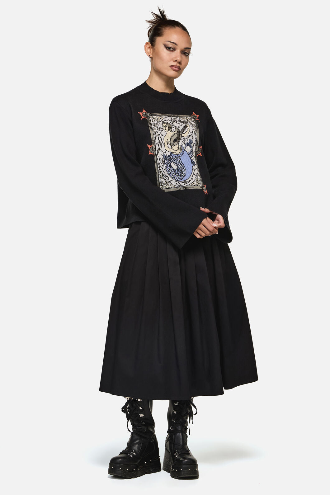 Black Friday - Metalwork Knit - black