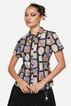 Black Friday - Cloister Goth Blouse - black