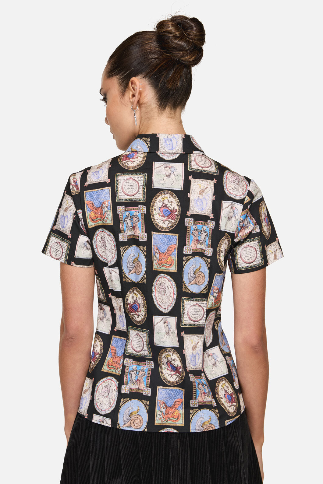 Black Friday - Cloister Goth Blouse - black