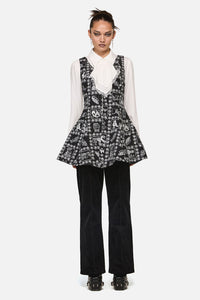 Black Friday - Manuscript Goth Pinafore - black