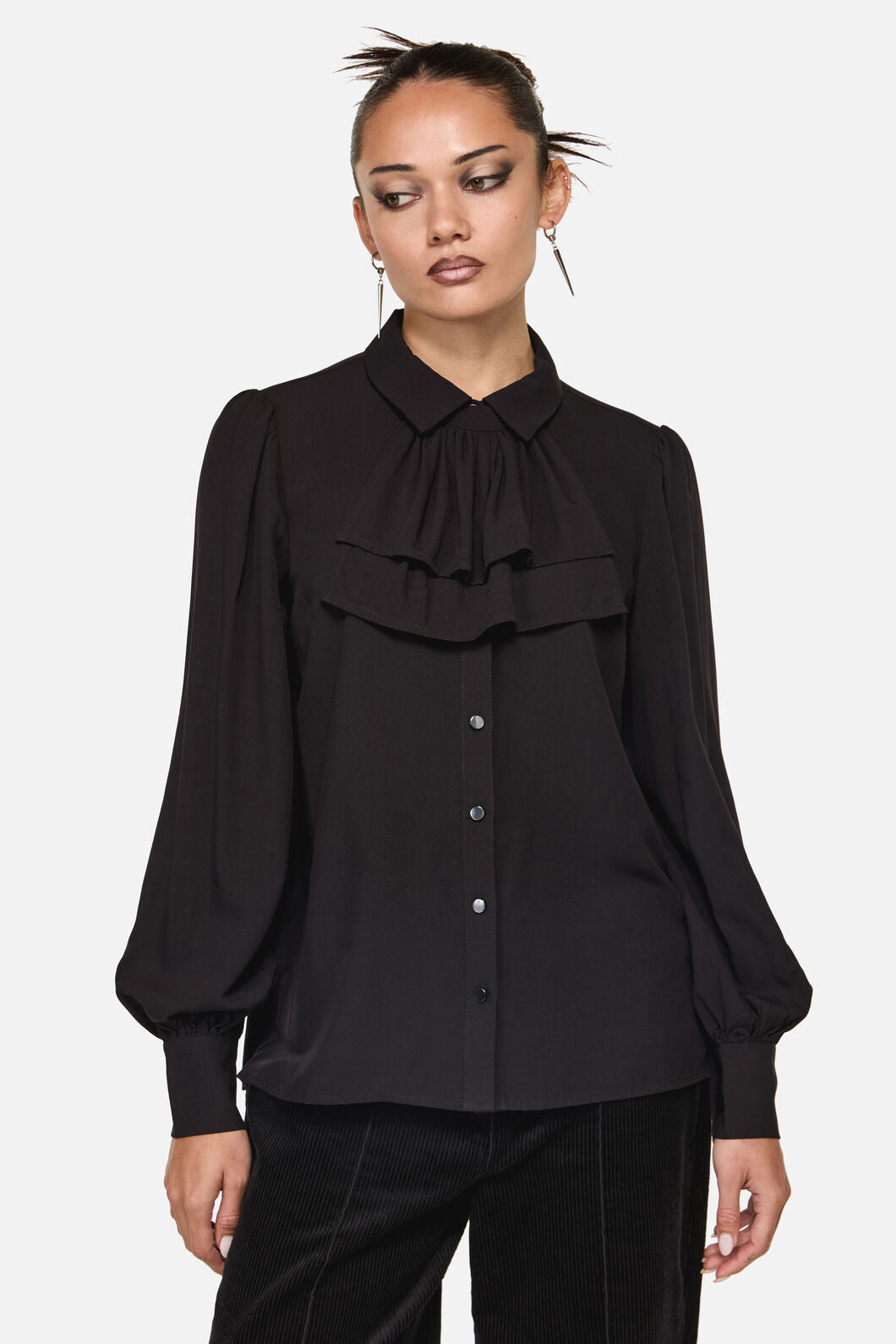 Black Friday - Squire Goth Blouse - black