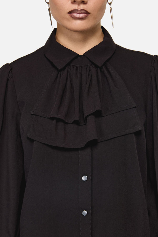 Black Friday - Squire Goth Blouse - black