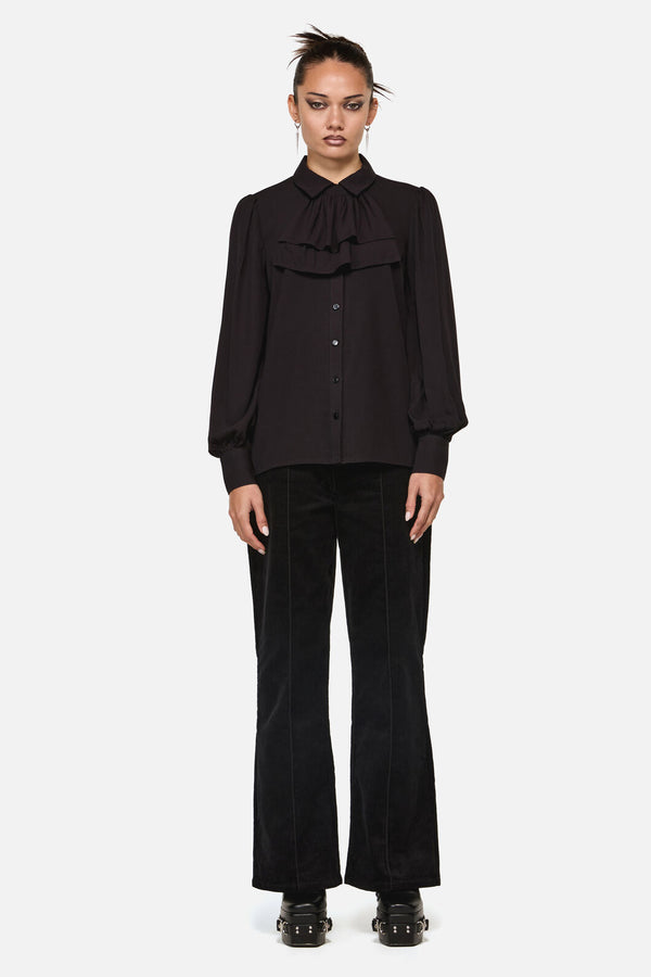 Black Friday - Squire Goth Blouse - black
