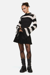 Black Friday - Beasts Knit Sleeves - black-white