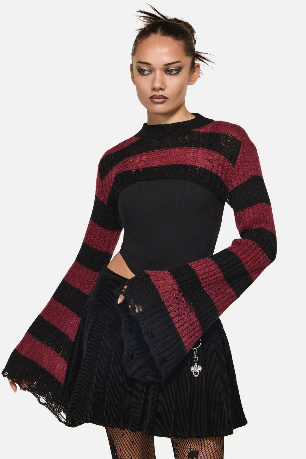 Black Friday - Beasts Knit Sleeves - red-black