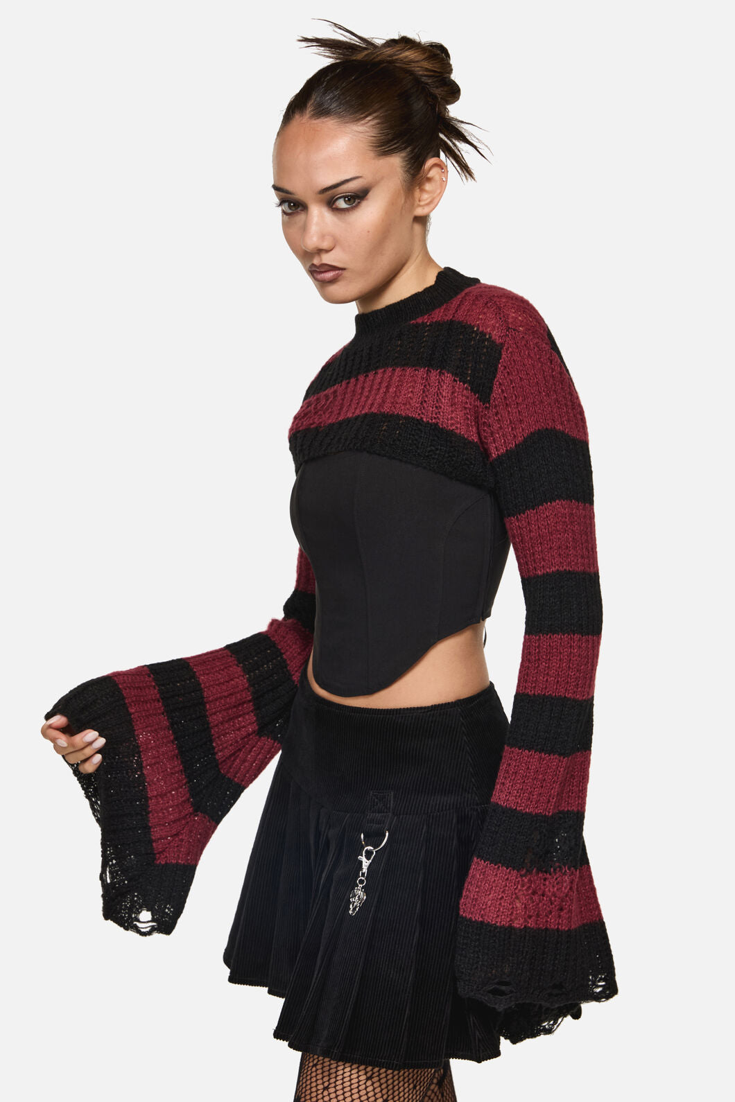 Black Friday - Beasts Knit Sleeves - red-black