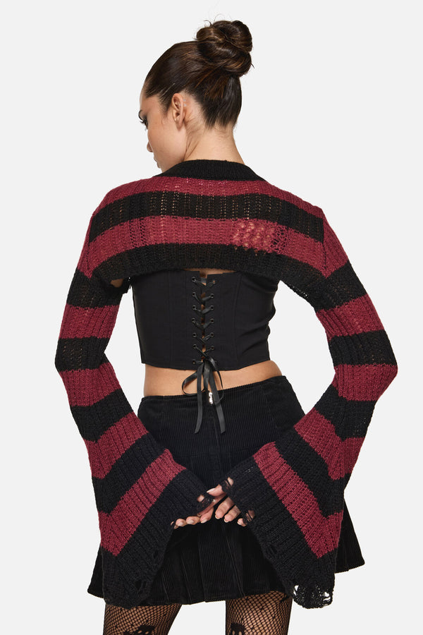 Black Friday - Beasts Knit Sleeves - red-black