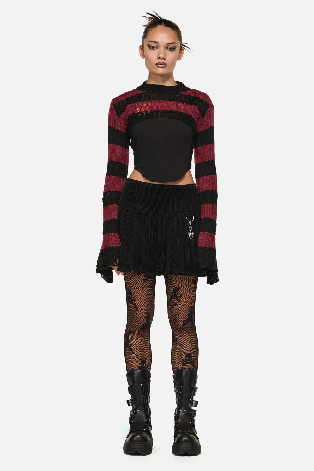 Black Friday - Beasts Knit Sleeves - red-black