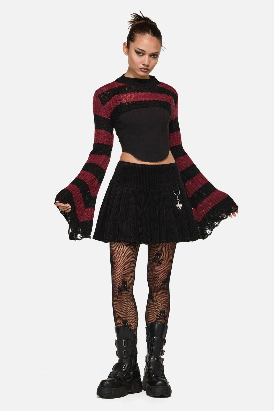 Black Friday - Beasts Knit Sleeves - red-black