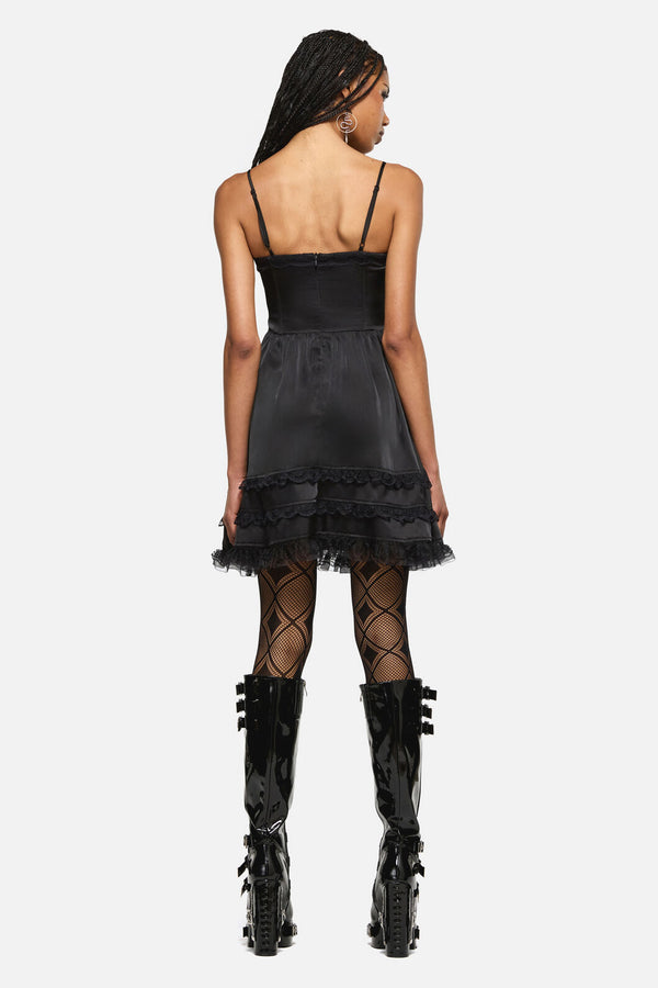 Black Friday - Knave Goth Mini Dress - black