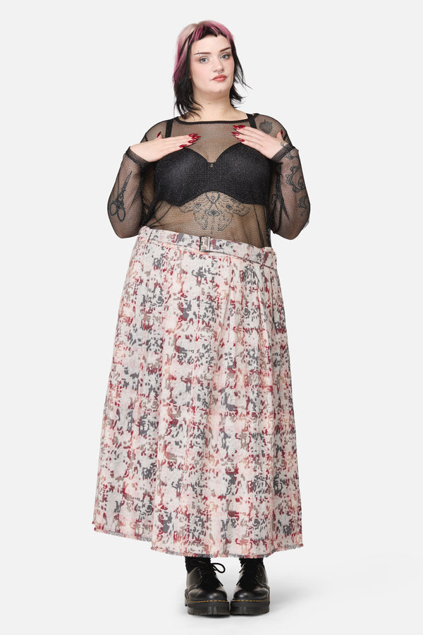 Black Friday - Curve Opulent Mesh Top - black