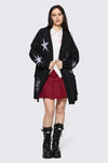 Black Friday - Trad Emo Long Graphic Cardigan - black