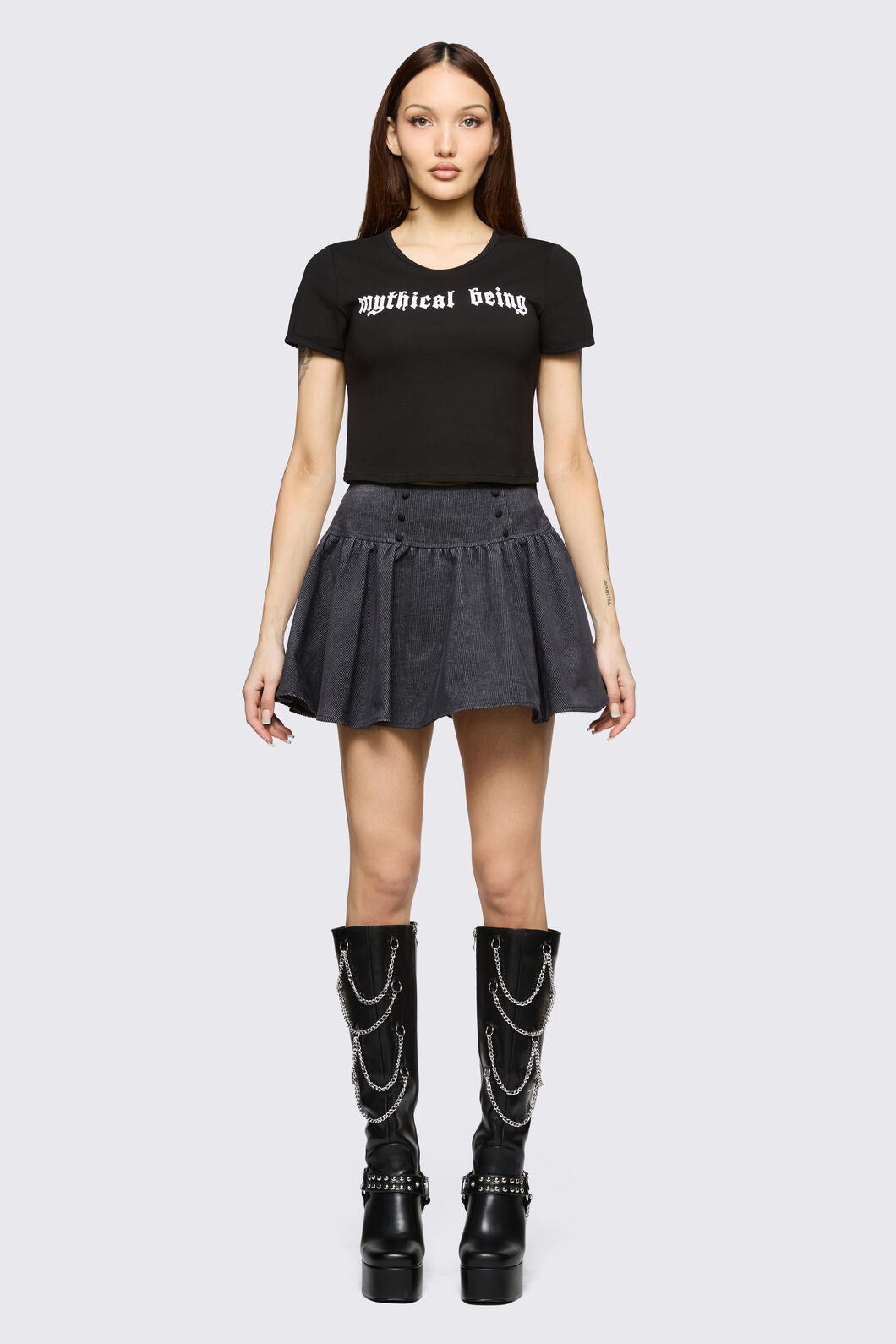 Black Friday - Mythical Goth Baby Tee - black
