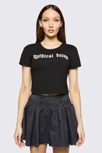 Black Friday - Mythical Goth Baby Tee - black