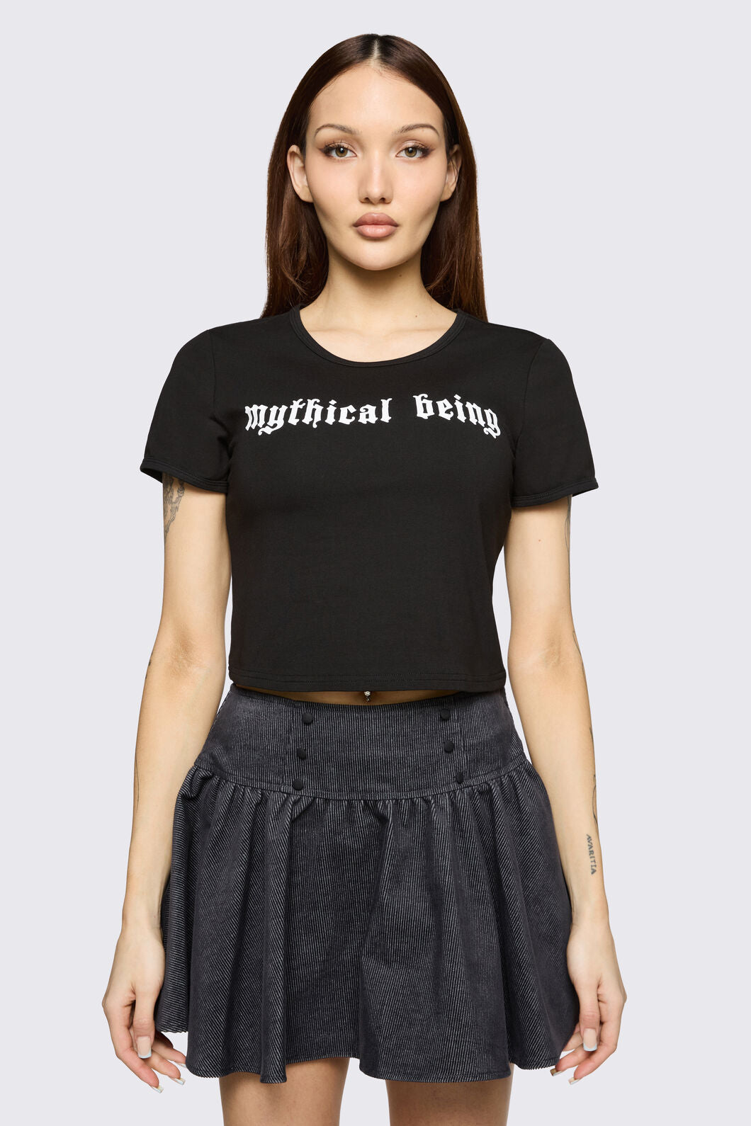 Black Friday - Mythical Goth Baby Tee - black