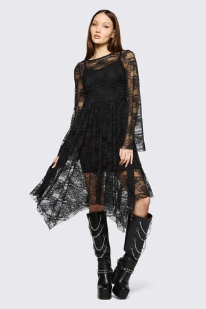 Black Friday - Affinity Goth Lace Dress - black